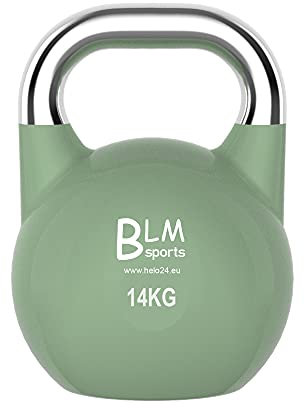 Kettlebell Schwunghantel Kugelhantel Rundgewicht Kraft Metall Farbe B 14 kg