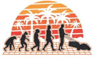 Rasenmäher Tagesplaner: Rasenmäher Evolution Sunset Gärtner Rasen mähen / Kalender 2022 / Wochenplaner Tagesplaner Planer / Planungsbuch To-Do-Liste / 6x9 Zoll / 100 ausfüllbare Seiten