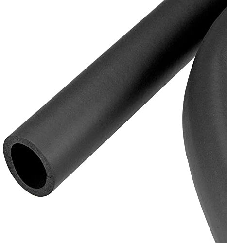 sourcing map Schaumstoff Griff Schlauch Handgriff rutschfest Fitnessgerät Werkzeug Griffstütze 25mm Innendmr. 5mm Wanddicke 1,5m schwarz