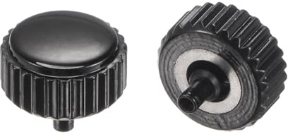 sourcing map Krone Ansehen Ersatz SUS304 Kopf Lange Stiel Uhr Zubehör 6x7mm 2 Stück