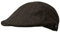WEROR Flatcap Herren – Schirmmütze Schiebermütze Cap mit Schirm - Mütze mit Baumwollfutter – Fischgrät - WEROR-405.1 (DE/NL/SE/PL, Numerisch, 62, 63, Braun)