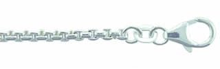 Damen 925 Silber Armband 19 cm Ø 2,7 mm