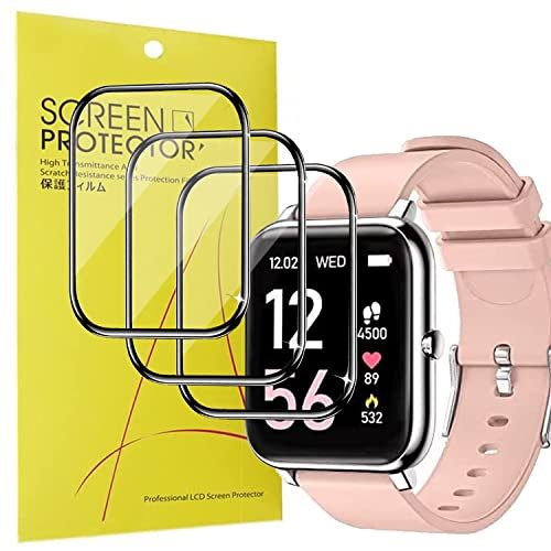 Blueshaweu Schutzfolie Kompatibel für IDEALROYAL Smartwatch 1,4 Zoll, HD klar Flexible TPU Displayschutzfolie [3 Stück] für IDEALROYAL P22 Smartwatch (3 Pack)