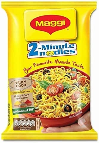 Maggi 2-Minute Noodles Masala 56g | Maggi Noodles Masala Flavor Case of 20 Packet (Images May Vary)