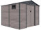Gardiun Casetta Metallica Surrey 7,06 m2 Esterno 277x255x219 cm in Acciaio con Finestra Laterale e Effetto Legno Venato