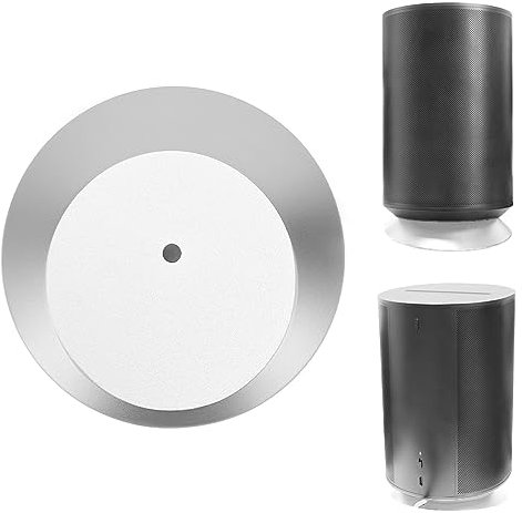Support de Bureau pour Era 100, Support de Base incliné Antidérapant en Métal pour Haut-Parleur sans Fil pour Era 100, Offre Une Inclinaison de 10 Degrés (Argent)