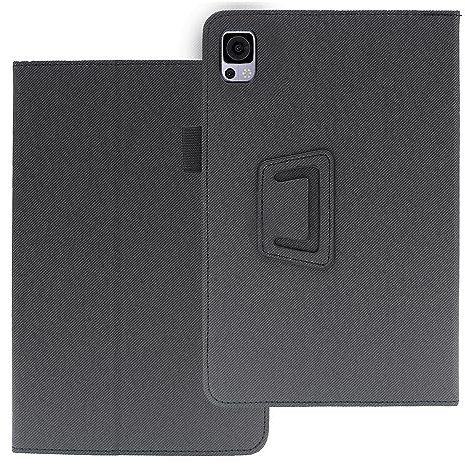 INSOLKIDON Compatible with DOOGEE T20 MINI 8.4 INCH Tablet case, Full Coverage Ultra Slim leather Cover Case with folding Stand Cover Rugged with Auto Sleep/Wake (Black)