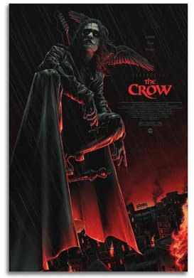 Terp The Crow Poster, Wandkunst, Poster, Geschenk für Freunde, Schlafzimmer, Wohnzimmer, Dekoration, modern, ästhetisch, ungerahmt, 30 x 45 cm