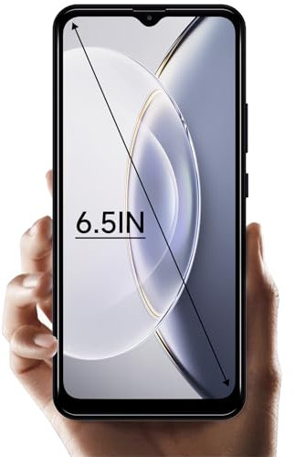 HeyxFome H1 2024 New 4G LTE SIM-free & Unlocked Mobile Phones 6.5” HD+ Screen Android Phones SIM Free Unlocked Octa-core 4000mAh Android 10 Mobile phone 16MP Smartphone Dual SIM Face Unlock UK (Black)
