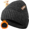 Migliore Wear Wollmütze Herren, Winter Warme Beanie Mütze mit Fleecefutter, Unisex Wintermütze, Weich & Dick Strickmütze für Damen & Herren & Kinder