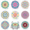 8 Stück Diamond Painting Untersetzer Mit Halter, Mandala Diamond Painting Erwachsene, Diamant Tassenuntersetzer Diamond Painting Zubehör, DIY Untersetzer rutschfest für Anfänger, Erwachsene