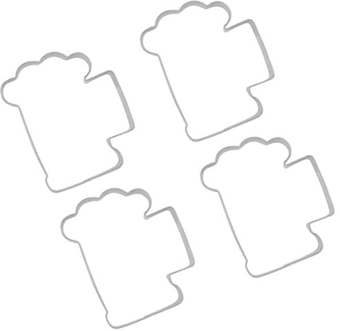 Mikinona Keksformen Ausstechformen Set Edelstahl Bierbecher Geformt Backwerkzeuge Für Zuhause