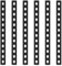 6 Pcs Soportes de Placa Plana, Chapa Perforada, Soporte de Esquina Plano Negro, Placas de Unión Planas, Placa Perforada, Pletinas Soportes de Esquina Conectores para Muebles Madera(6Pcs-307*24mm)