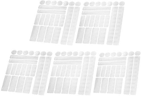 QQYDZSW Decalcomanie adesivi paraurti decorazioni 105pcs bianco riflettente adesivi nastro impermeabile decalcomanie per auto