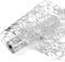 28cmx15m Tischläufer Silber Glitzer Rolle TIMESETL Glitzer Deko Tischdeko Party Tischband Geburtstag Netz Tischläufer Silberne Hochzeit Deko Sequined Table Runner