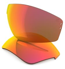 Ersatzgläser für adidas Evil Eye Halfrim und Pro a167 a181 a402 ad07 ad08 (LST Active red mirror)