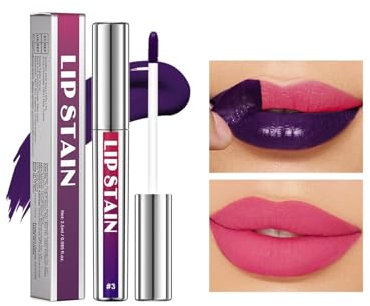 FeatherLock Magic Peel-Off Lip Stain Kit - 12Hr Waterproof Tint, Vegan Formula with Botanical Extracts, Travel-Size Tubes in 3 Nude Shades (11cm/20g)