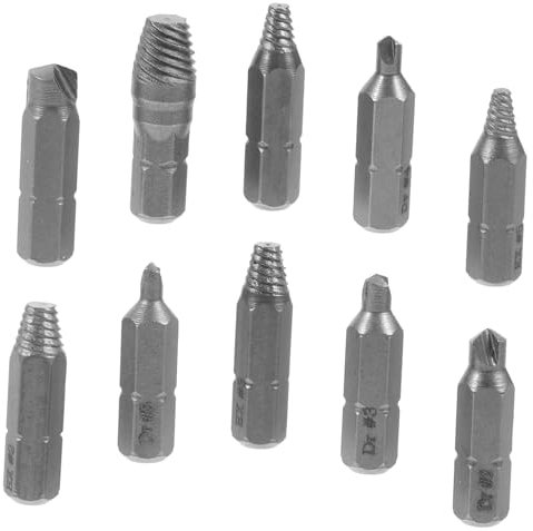 Angoily Schraubenentferner Für Abgenutzte Schrauben Bolzenausdreher Werkzeug Zum Entfernen Kleiner Schraubenausdrehersatz Mit Bitköpfen Für Heimwerker Und Autowartung