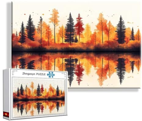 Puzzle 5000 Teile Rechen, Puzzle Erwachsene Anspruchsvoll Jigsaw Landschaft Groß XXL 156x105 cm, Klassische Impossible Jigsaw Art für Frauen Männer, Holzpuzzle für Deko Wohnzimmer Geschenke C-1