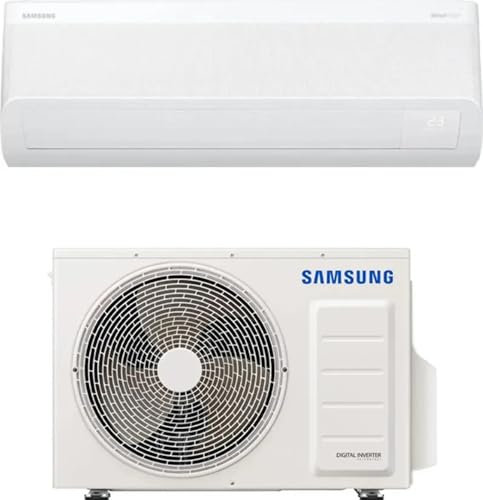 Samsung WindFree Comfort S2, Climatizzatore Monosplit in Pompa di Calore, 18000 BTU, SmartThings e AI, WiFi, GAS R32, AR60F18C1AWNEU+AR60F18C1AWXEU, [Efficienza energetica A++/A+]