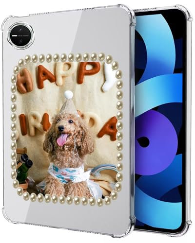 TIANDIMY Personnalisée Tablette Coque pour Vivo Pad 5 Pro,avec Votre Image Texte Cover,Transparent TPU Souple Etui Housse, Anti-Rayures Antichoc Case -TU6