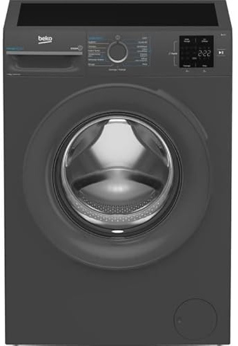 Lave-linge hublot BEKO BM0WU3922FB - 9 kg - Induction - L60cm - 1200 trs/min - Classe A - Noir