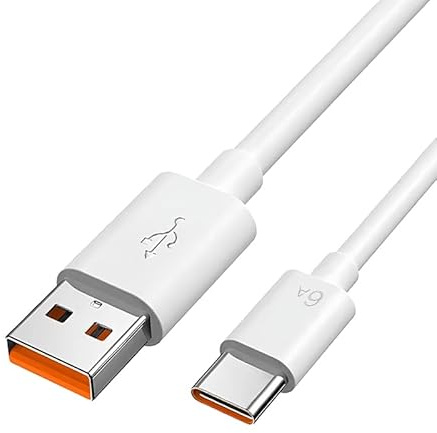 LifgWas 120W Câble USB C Charge Rapide, Cable USB Type C, 6A Câble Turbo Charge Compatible avec Smartphones Android pour Charge Super Rapide et Transfert de Données