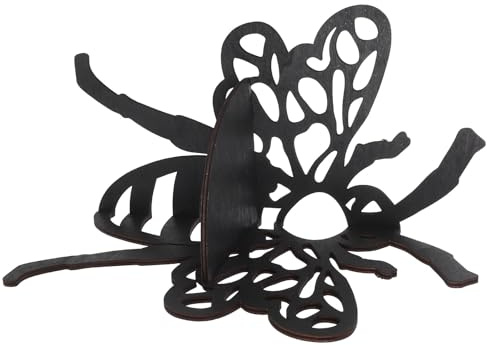 TOVINANNA Wooden Bee Corner Wall Shelf Floating Storage Holder for Kitchen Bedroom Bathroom Office Minimalist Display Shelving Unit for Daily Essentials and Decorative Items