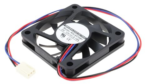 LT Easiyl Ventilador de Refrigeración de 3 Pines RDL6010B1 12 V CC 0,14 A para Chasis de Servidor Pequeño Enrutadores Y Conmutadores de Red
