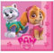 Paw Patrol – 20 Serviettes jetables 33 x 33 cm pour fête (Gabbiano 7147)