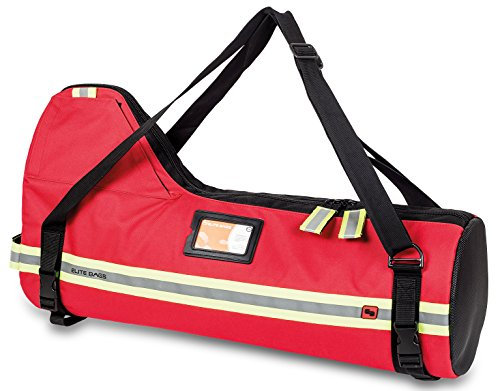 EB OXY MAX Sauerstoff-Tasche | rot | ohne Inhalt | für Sauerstoff-Flaschen bis zu 5 Liter Volumen | Rettungsdienst | Arzt | Verschiedene Trageweisen