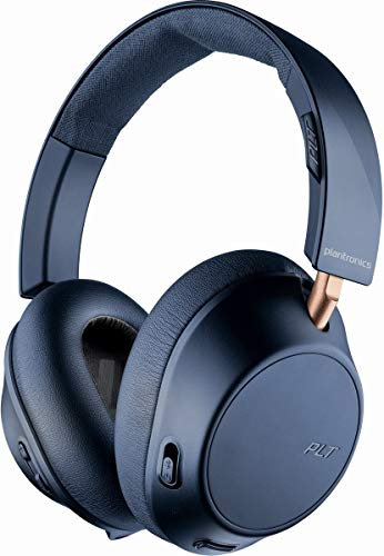 Plantronics BACKBEAT GO 810 Bluetooth-over head Headphones, Memory Foam, Over-Ear, Navy-Blue