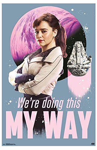 Poster, Motiv: A Star Wars Story – Qi'Ra, Emilia Clarke – 55,8 x 86,4 cm