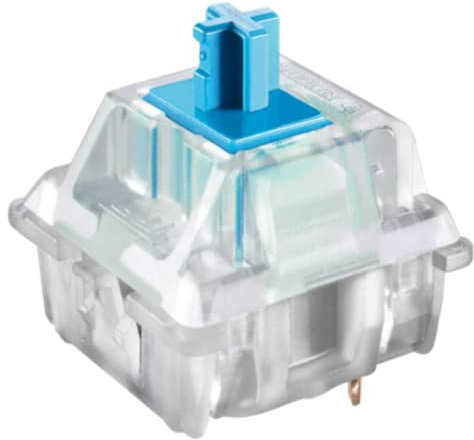 Pack de Switches Cherry MX pour Claviers Mécaniques | Plate Mounted | MX1AE1NA (Cherry RGB Blue, 10 Pcs)