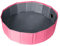 Prime Paws Foldable Pet Bath Tub for Small or Medium Sized Dogs Outdoor PVC Swimming Bathing Tub Kiddie Pool for Dogs, Cats and Kids (80cm(Dia) x 20cm(H), Pink
