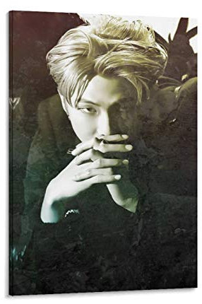 YZLI Kpop Koreanische BTS Rm Poster Dekorative Malerei Leinwand Wandkunst Wohnzimmer Poster Schlafzimmer Gemälde 30 x 45 cm