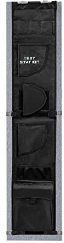 Gun Safe Tür-Organizer,Sichere Tür-Panel-Organizer mit Pistole Holster Dokument Tasche Adjustable Width Fit Rückwand von 9 bis 14 Zoll,Pistole Gehäuse Pistole Safe Accessories Storage (8.5W*45.5H