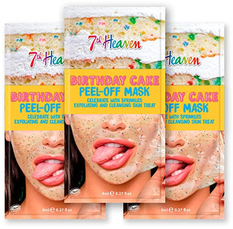 PEEL-OFF Birthday Cake Maske 7th Heaven