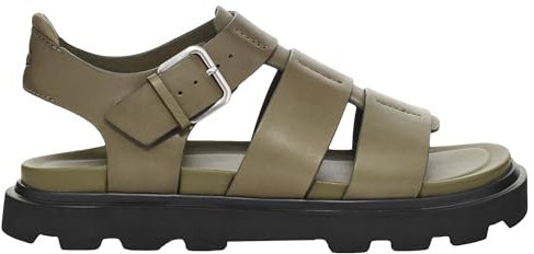 UGG Damen Capitelle Strap Schiebe-Sandalen, Burnt Olive, 38 EU