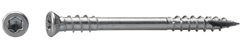 JD Plus Terrassenschrauben Senkkopf mit I-Stern (T-25) mit optimierter Spitze Edelstahl A2