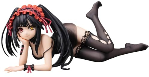 Zhongkaihua Date A Live Anime Figur Kurumi Tokisaki Serie Action Figur Statue Modell Kurumi Tokisaki Bunny Girl Seidenmodell 19CM PVC Sammelfigur Bürodekoration