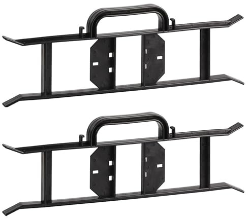 Inbrackets H Frame Cable Tidy Storage Holder Twin Pack - Keep Your Cables Neat and Tangle-Free with Built-in Plug Holders and Cable Clips (5)