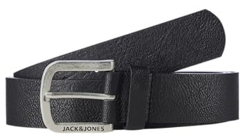 JACK&JONES PLUS Herren JACHARRY Belt PLS Gürtel, Black, 145
