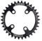 CYMKYQ Kettenblatt,Fahrrad Kettenblatt Bike-Kettenblatt 76 BCD 76mm Kreis für MTB Ersetzen Kettenring Schmale breite Zähne Klettern Fahrradkettenrad Ring(Color:32T Circle)