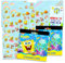 SpongeBob-Aufkleber für Kinder, über 240 SpongeBob-Aufkleber, Set für Partyzubehör, Partygeschenke, Geburtstage und mehr, SpongeBob Schwammkopf Party-Dekorationen