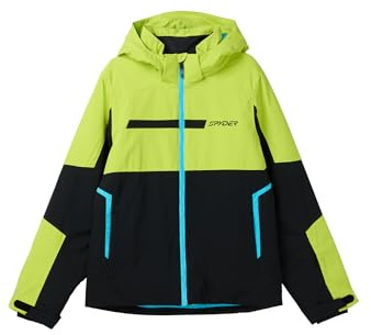 Spyder Jungen Challenger Jacket (Big Kid) Winterjacke, Schwarz 1, 12