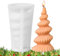 Silikon Weihnachtsbaumkerze, Silikonformen für Weihnachtsbaum für Kerzen - Gips Gießform Epoxidharz für Seife, Weihnachtsbaum, Tort