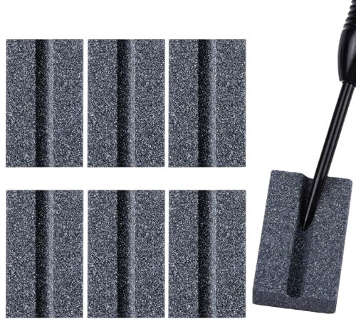 flintronic Dart Schleifstein, 6PCS Dart Schleifstein für Metall Darts, Dart Sharpener für Steel Dartpfeile, Dart Burrs Remover Werkzeug, Stahlspitze Schärfen Zubehör Werkzeug für Dartspitze