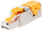 jojofuny Shielded Pass Through Connector Cat Werkzeugloser Modularer Ethernet- Für Lan-kabel Hochgeschwindigkeits-netzwerkanschluss Kompatibel Mit Cata Geräten