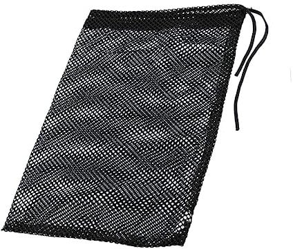 Mikikit 3 Stück Golfspeicher -Netzbeutel Tennis Bag Tennis zubehör Sport Bag golfzubehör netzsäcke Ball tragender Halter Beutel Tennisballhalter Tasche mit Tennisverschluss Black